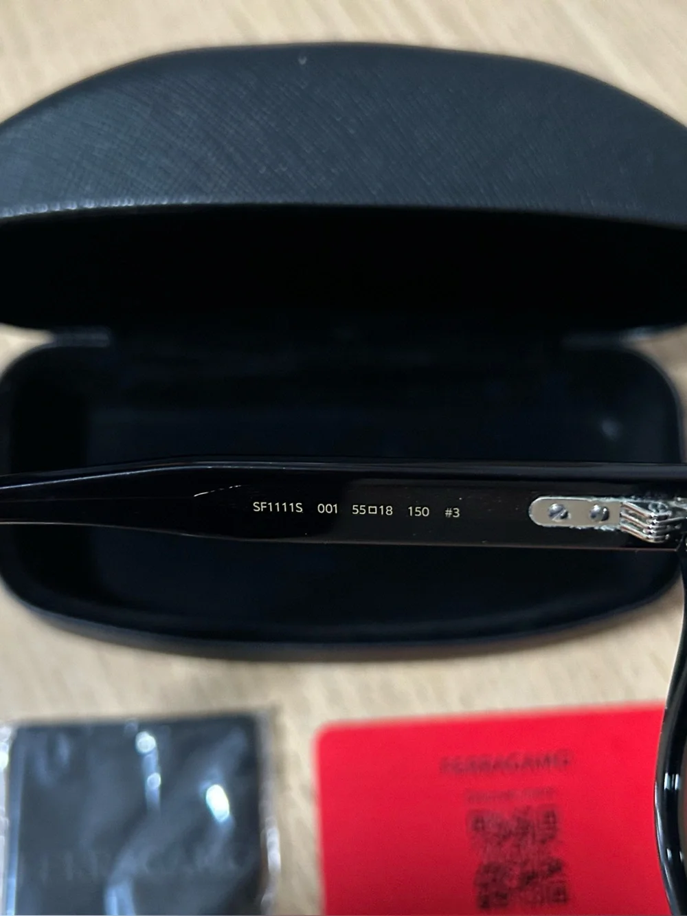 Salvatore Ferragamo Black SF111S Sunglasses